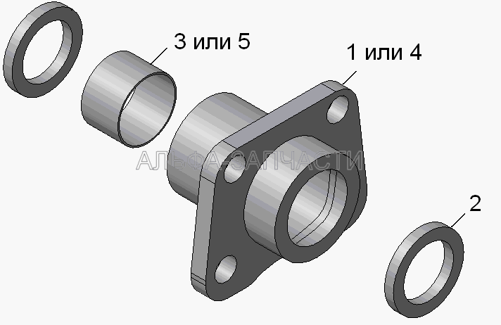 Опора разжимного кулака 96741-3502128  